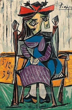 Mujer sentada 2 1962 Pablo Picasso Pinturas al óleo